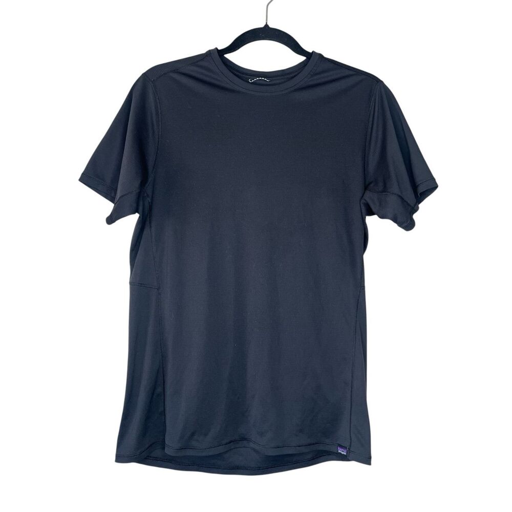 Patagonia Capilene Short Sleeve Mens Black Tee Medium
